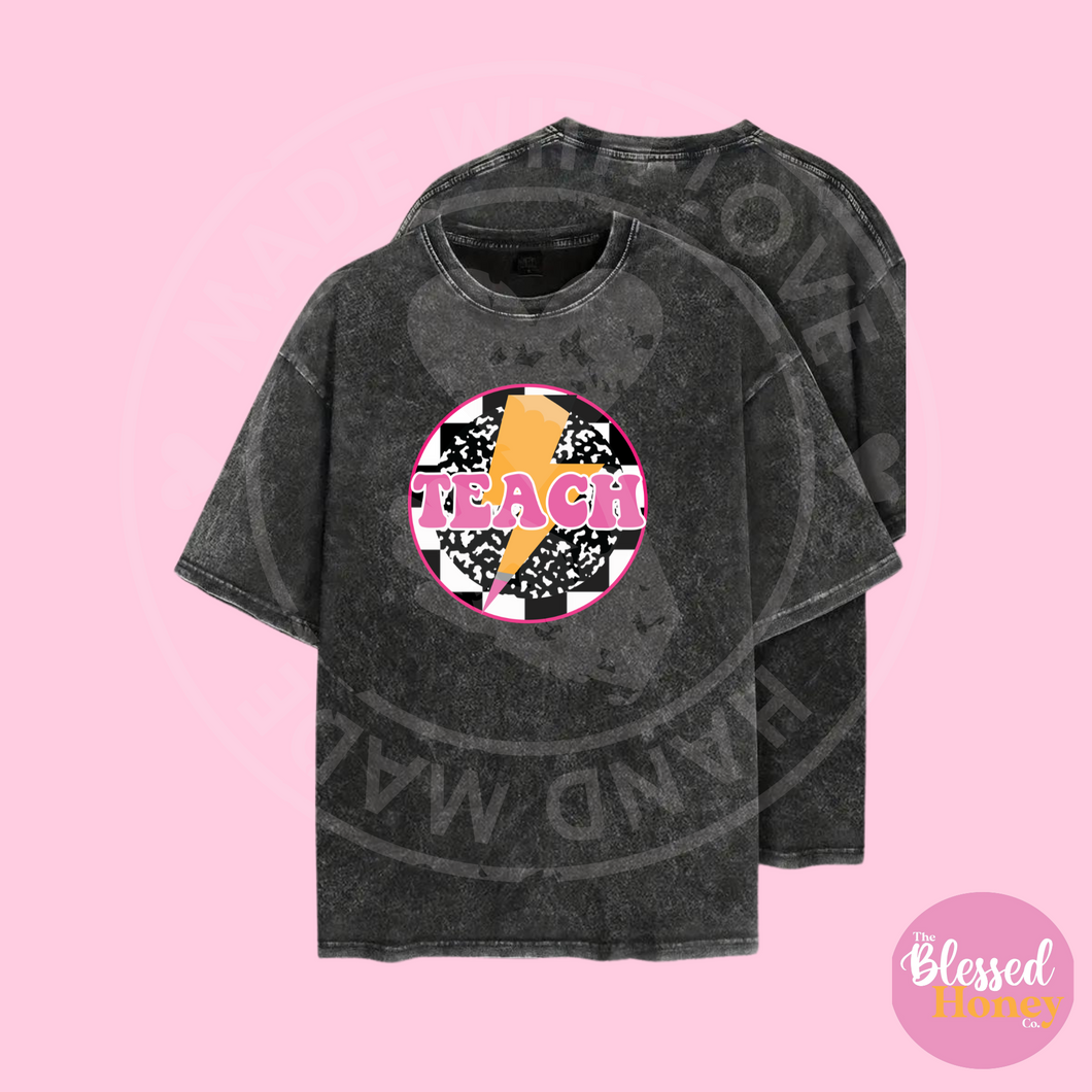 Teach Retro Composition Notebook  Shirt: Teacher Store