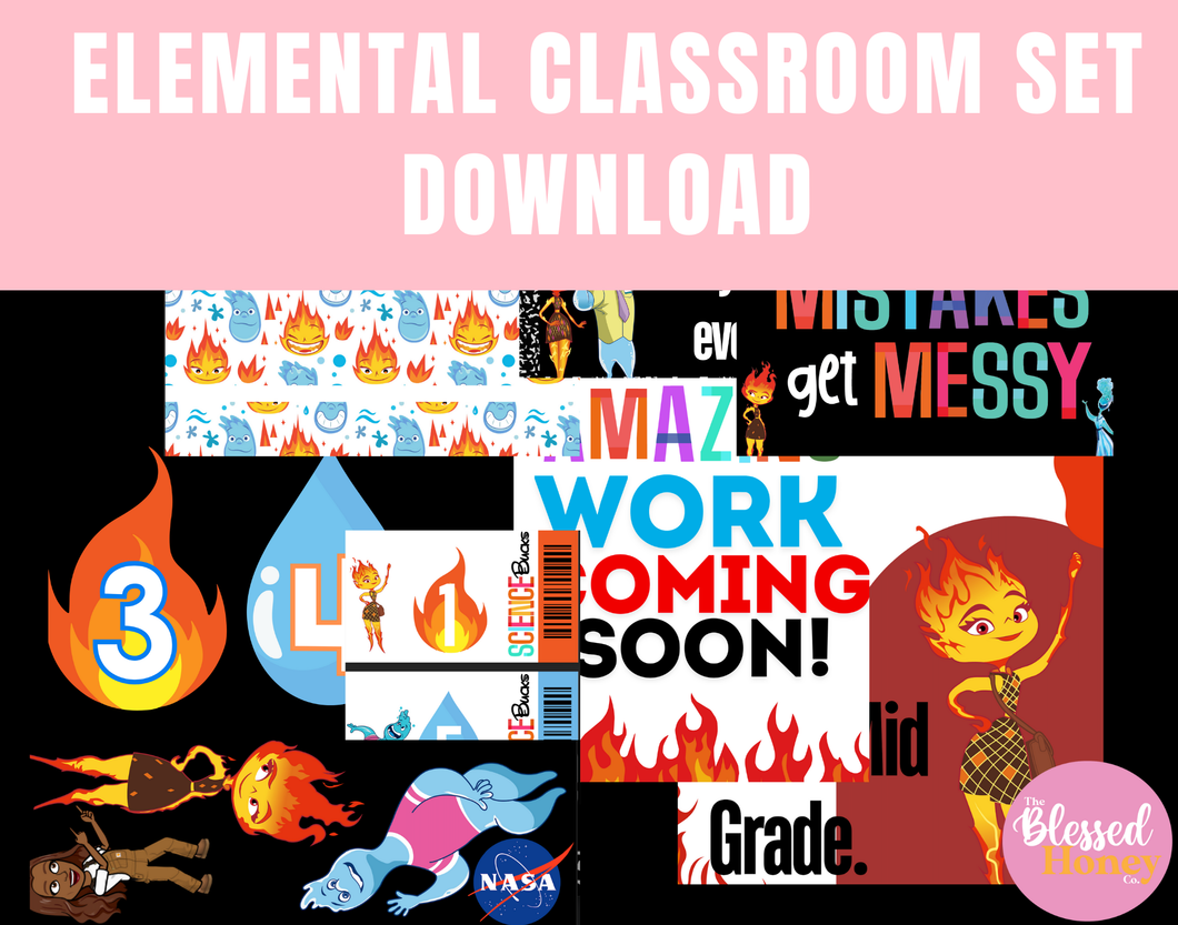 Elemental Themed Classroom Set Download: Teacher Store