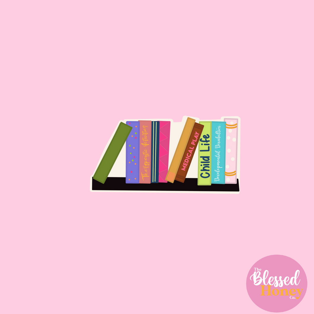 Child Life Book Shelf Sticker