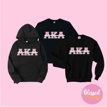 Load image into Gallery viewer, Alpha Kappa Alpha Line Shirts, AKA Sweatshirts &amp; Hoodies, Customizable
