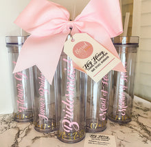 Load image into Gallery viewer, Custom Bridal Party Tumbler Set
