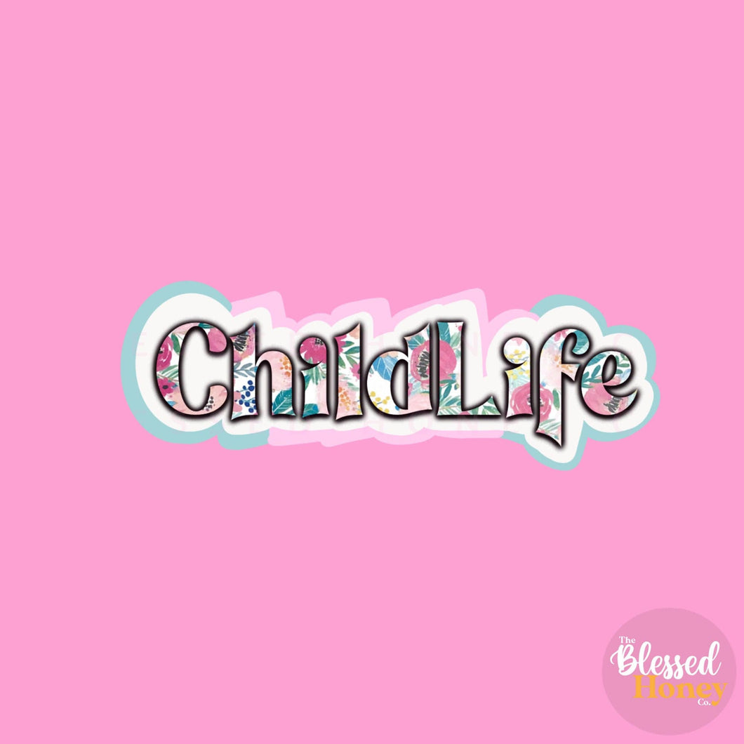 Floral Child Life Sticker
