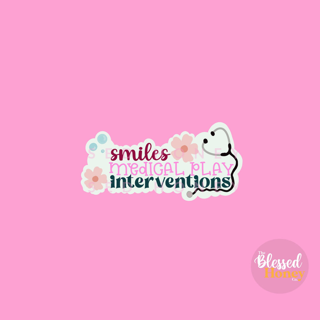 Smiles, Medical Play & Interventions Sticker